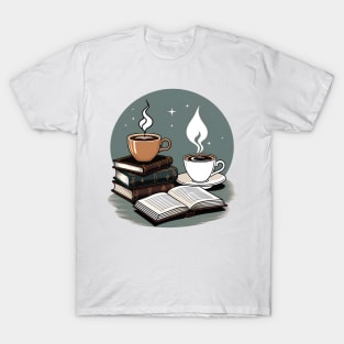 coffee and books T-Shirt